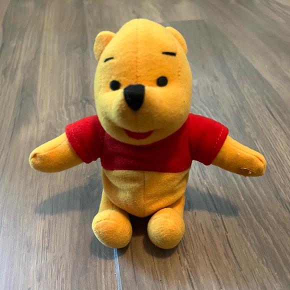 winnie the pooh plush small 5.5” bean bag suffed animal - Picture 7 of 11